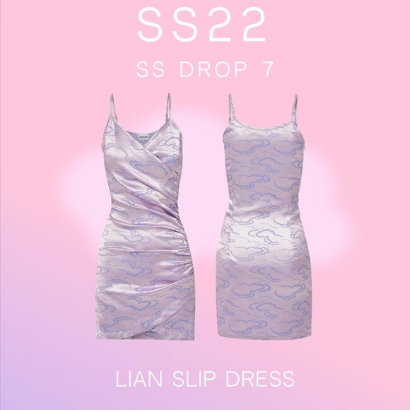 DAWANG Lian Slip Purple Cloud Dress - Picture 3 of 7